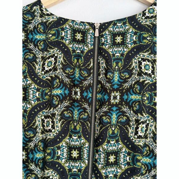 The Limited Women’s 12 Pleated Midi Dress Mikonas Jewel Tone Green Multicolored - Picture 6 of 12